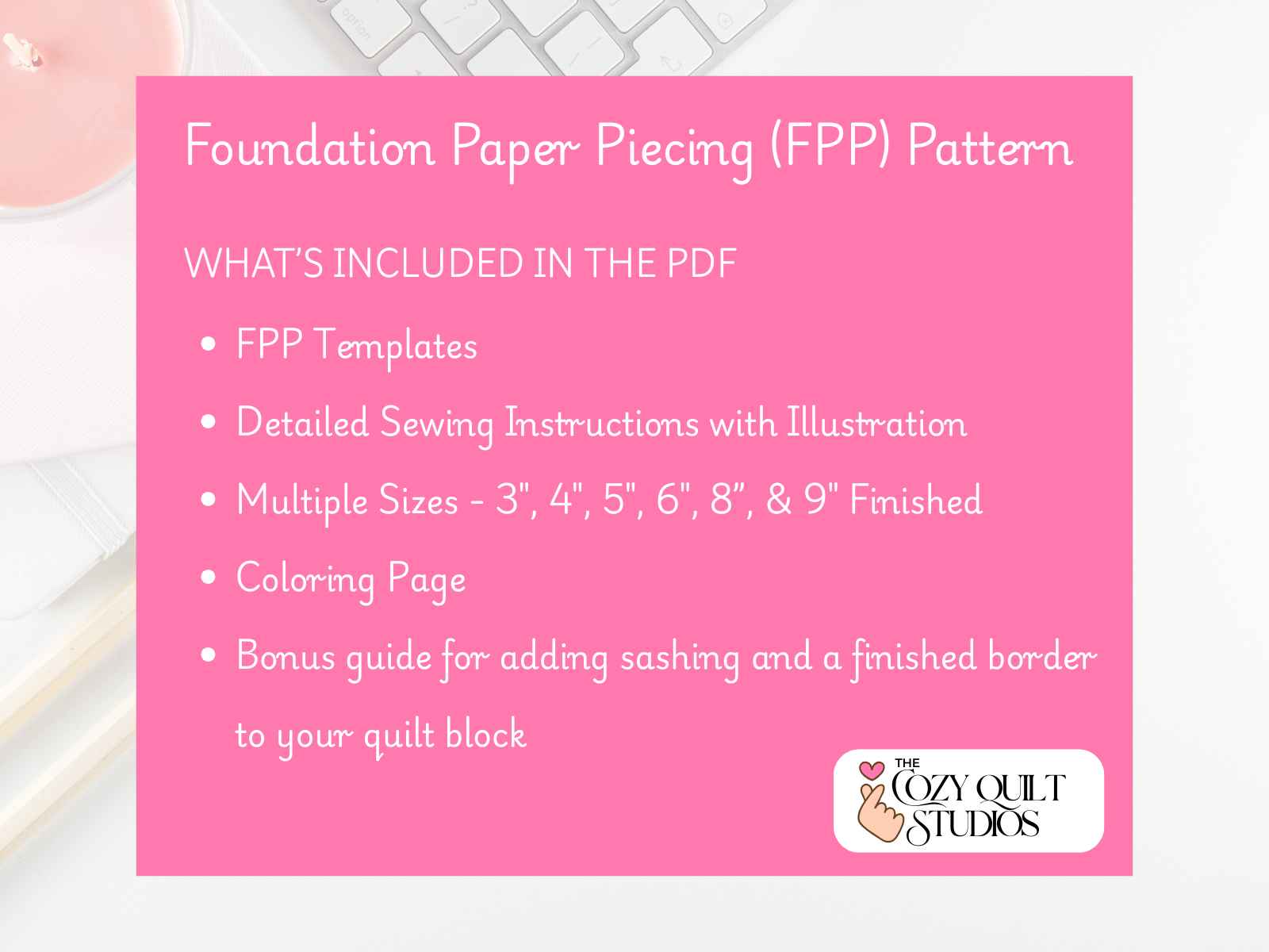 christmas present quilt block pattern foundation paper piecing pdf templates
