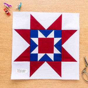 double sawtooth star fpp foudation paper piecing quilt block digital printable