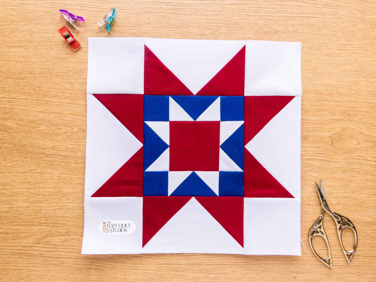 double sawtooth star fpp foudation paper piecing quilt block digital printable