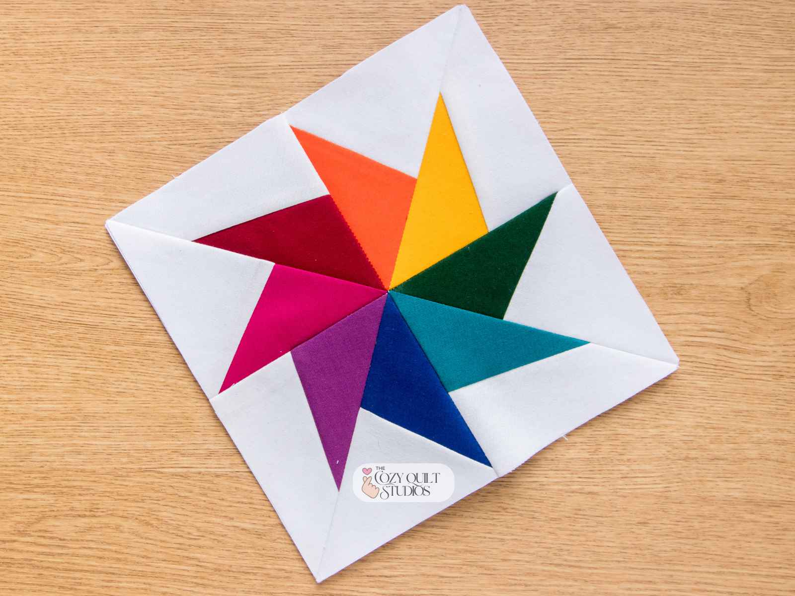 easy spinning pinwheel fpp quilt block foundation paper piecing pattern
