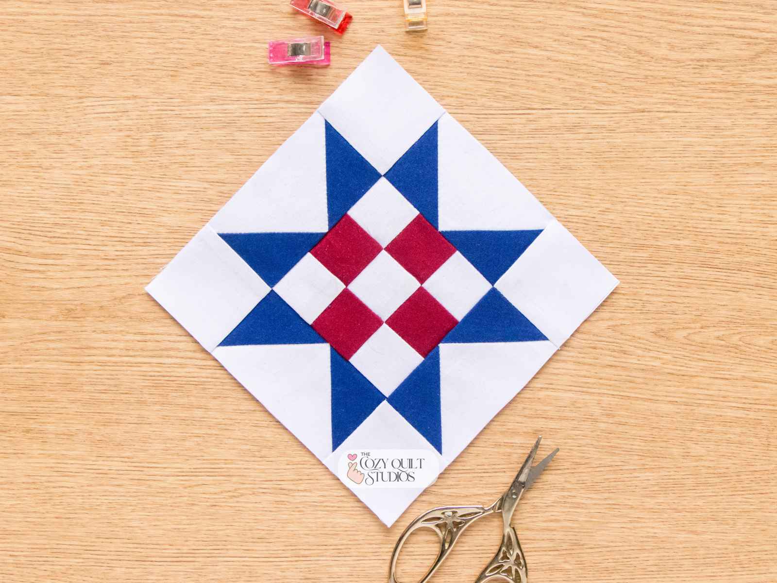 foundation paper pieicng sawtooth star pattern