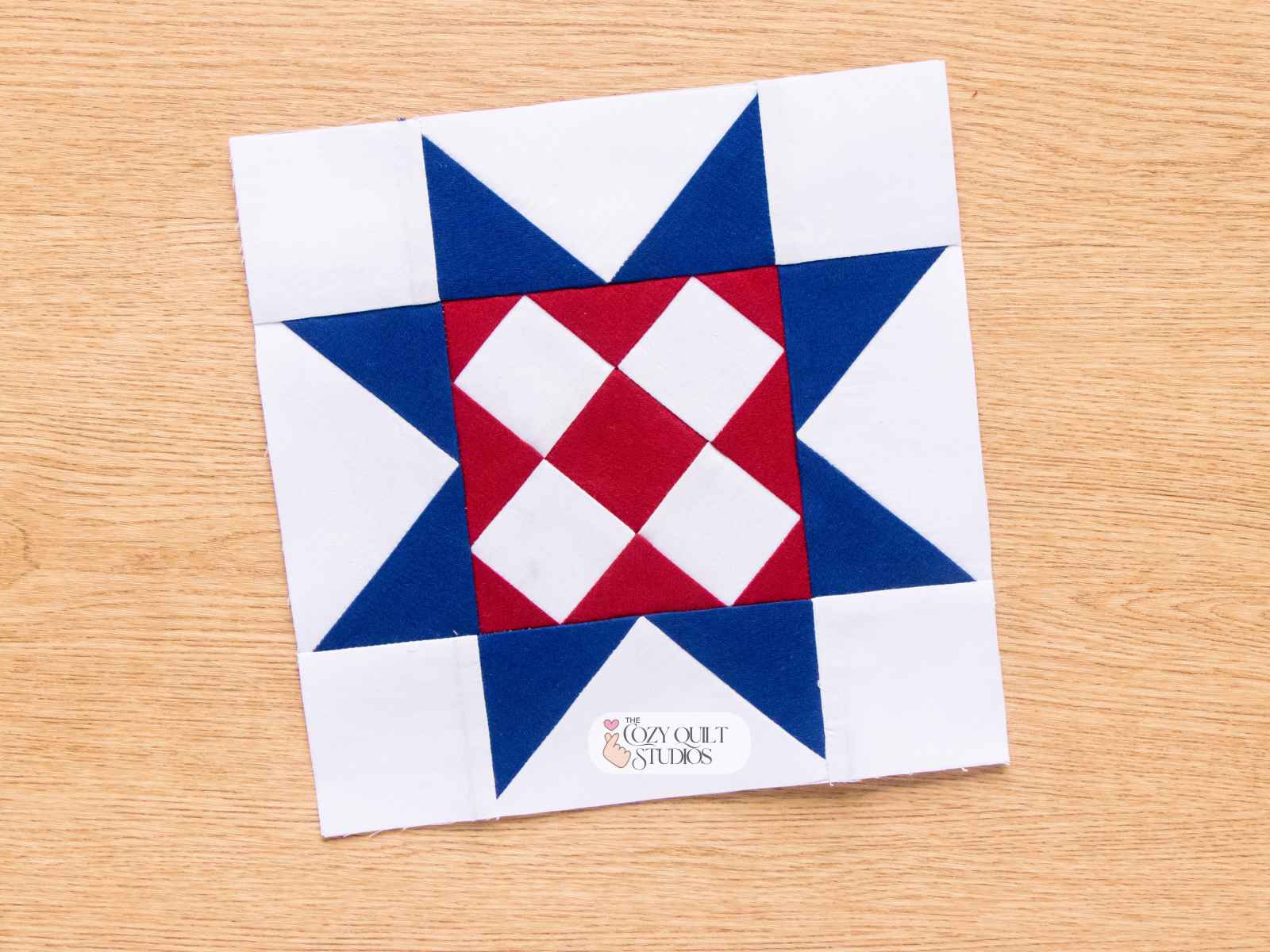 sawtooth star with cross roads paper piecing quilt block