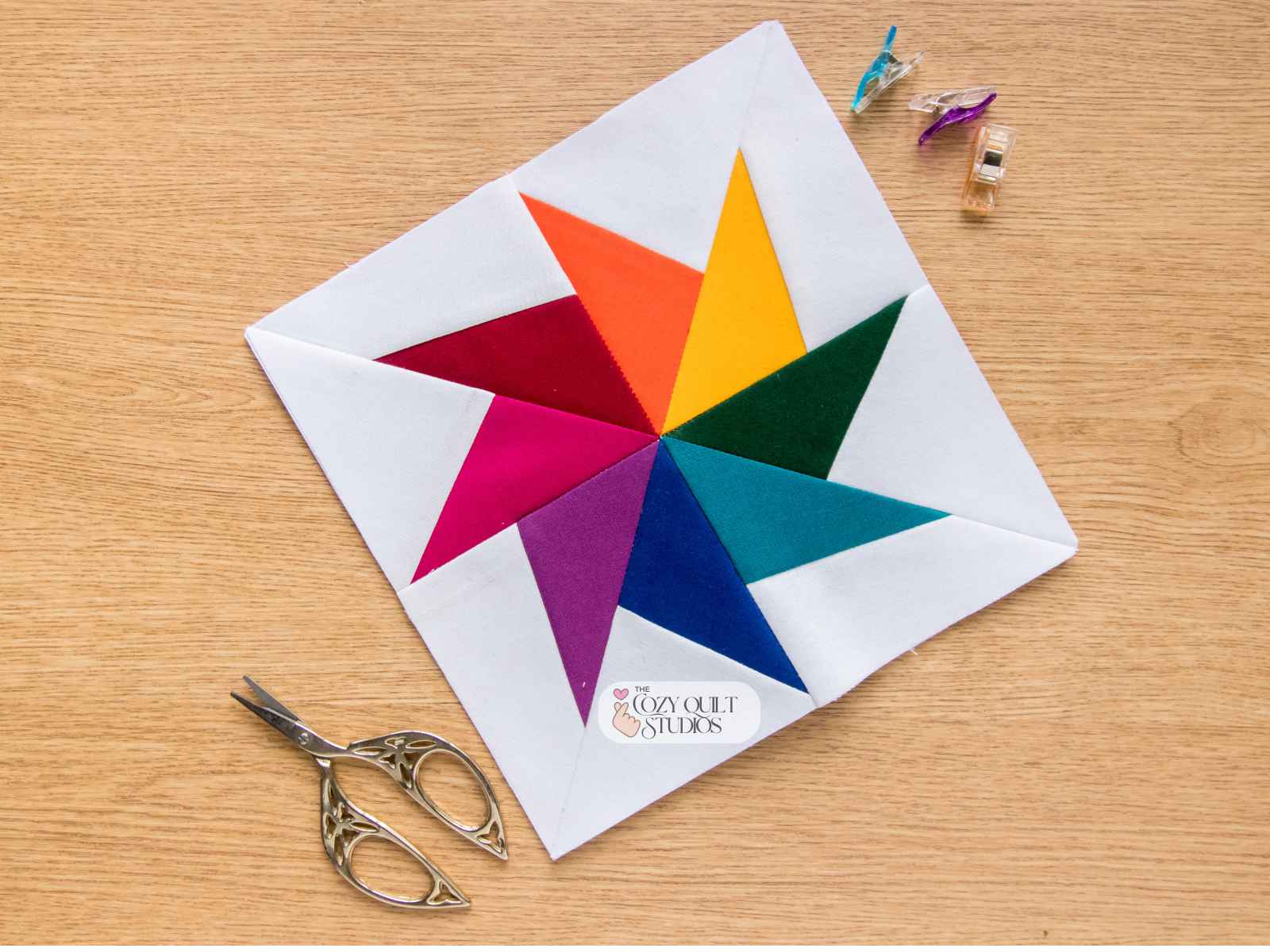spinning pinwheel paper pieced templates 8 sizes