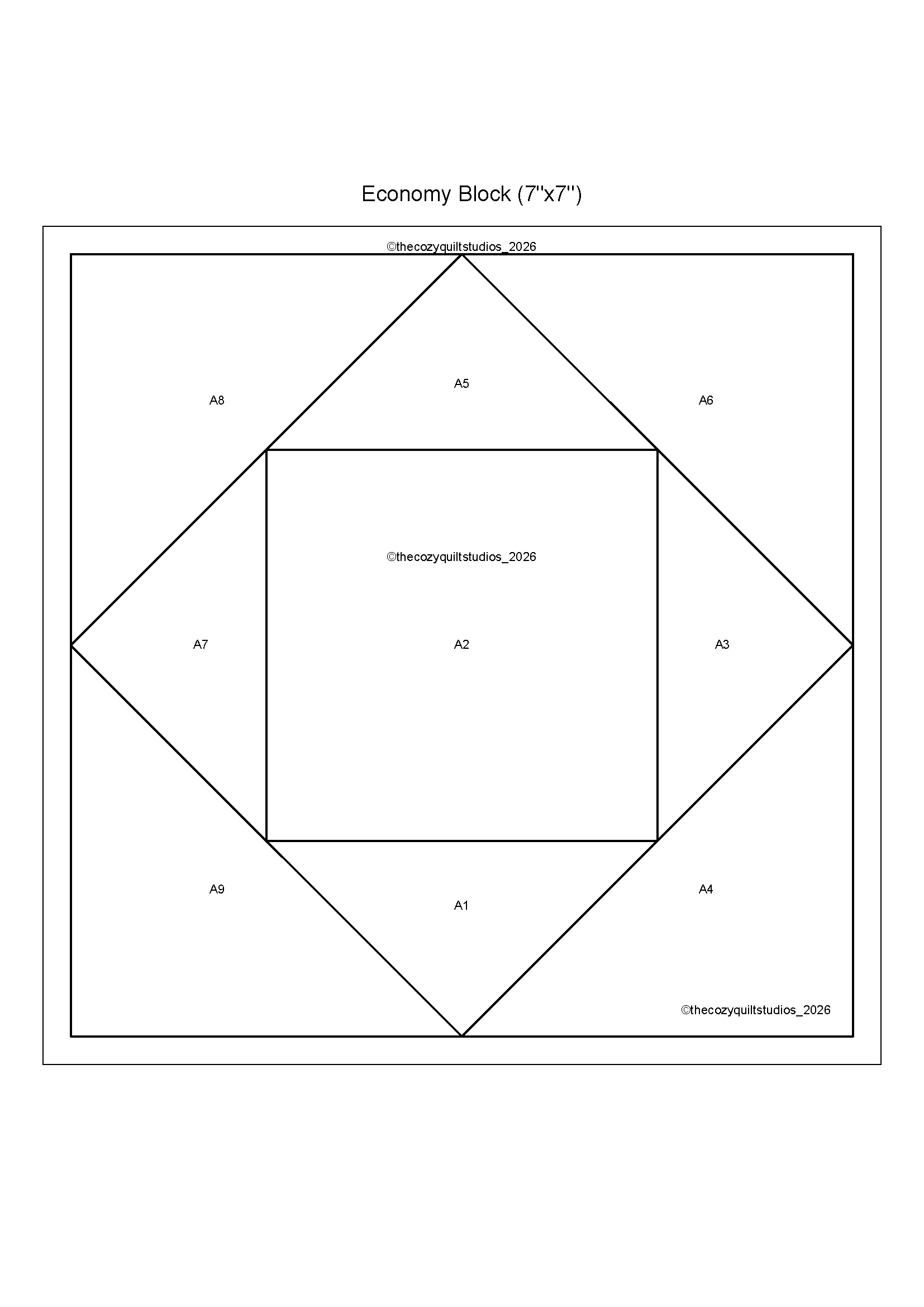 economy quilt block pattern