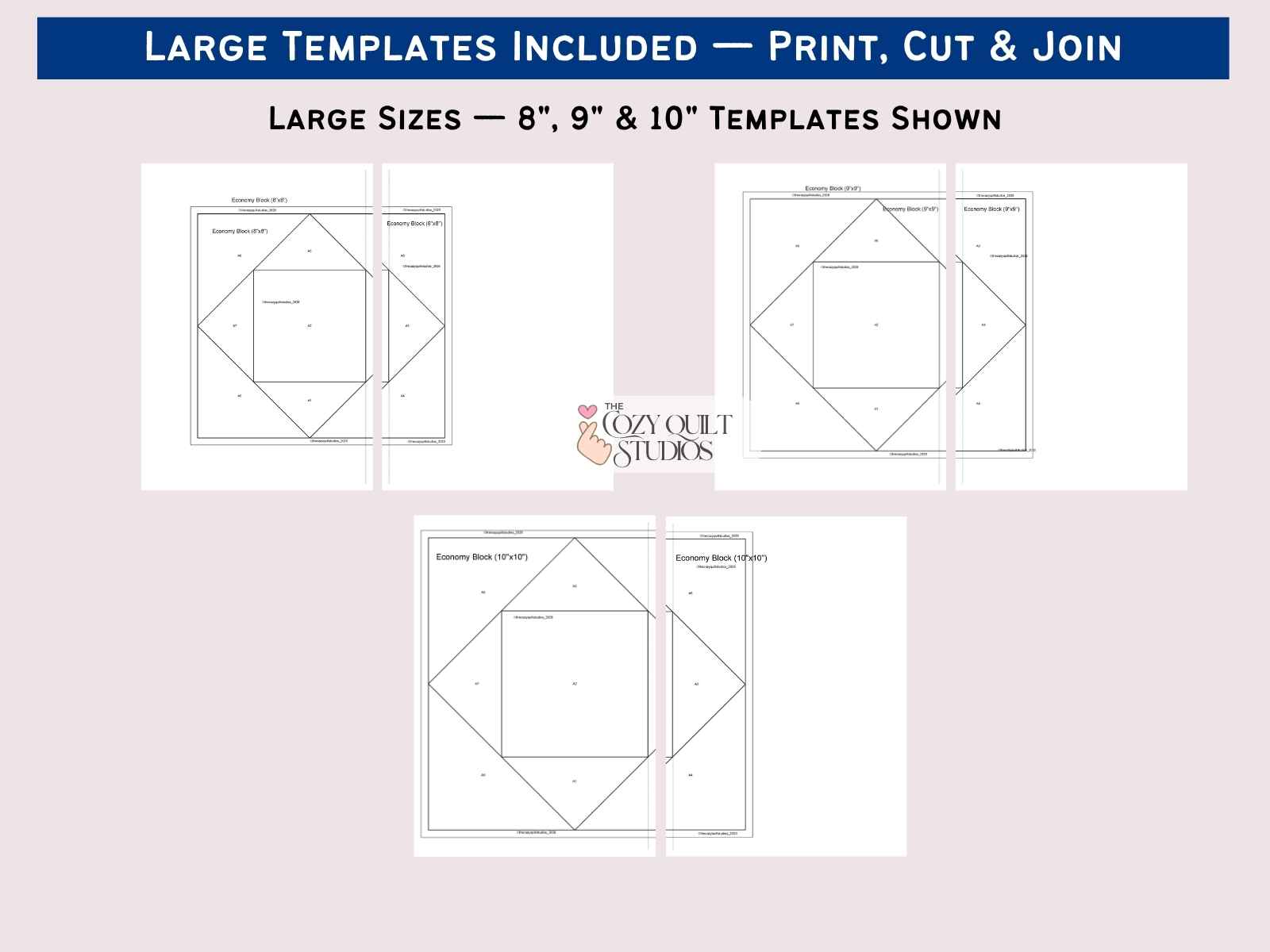 large quilt blocks for economy quilt blcok fpp