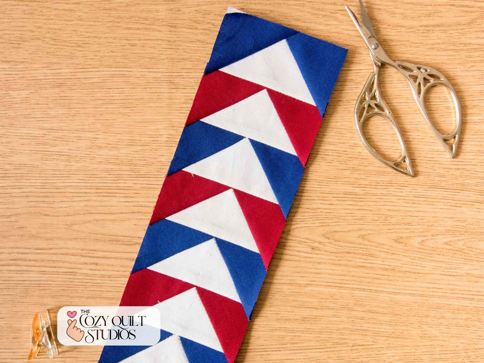 printable continuous Flying Geese FPP Strips perfect for borders